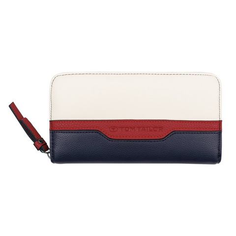 Tom Tailor Portemonnee Long zip wallet met praktische indeling