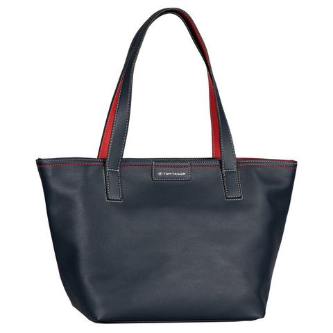 Tom Tailor Shopper Miri mare maritieme stijl met contrasterende naden en doordachte kleuraccenten