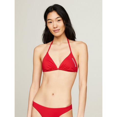 Tommy Hilfiger Swimwear Triangel-bikinitop TRIANGLE RP met een logo-opschrift