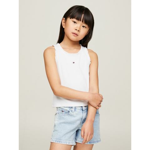 Tommy Hilfiger Tanktop ESSENTIAL RIB LACE TANK TOP