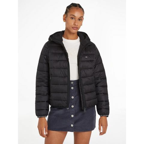 TOMMY JEANS Gewatteerde jas TJW QUILTED TAPE HOOD JACKET EXT