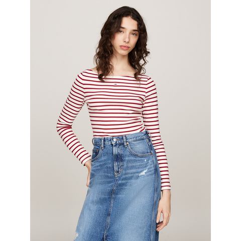 TOMMY JEANS Shirt met lange mouwen TJW BRETON STRIPE LS