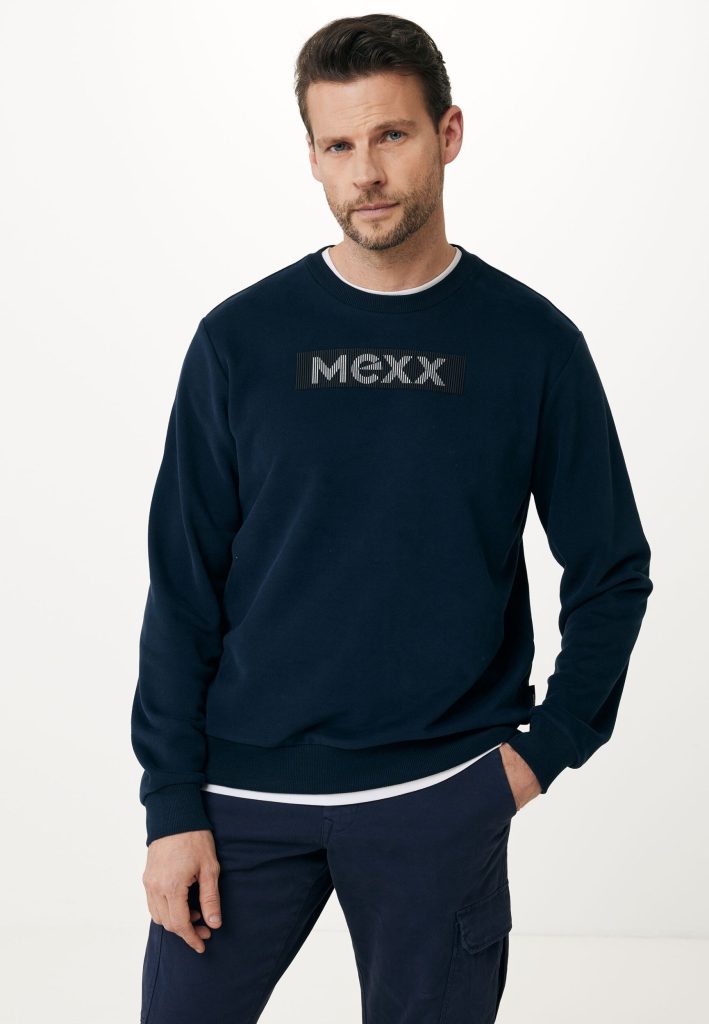 Sweater Met Logo Navy