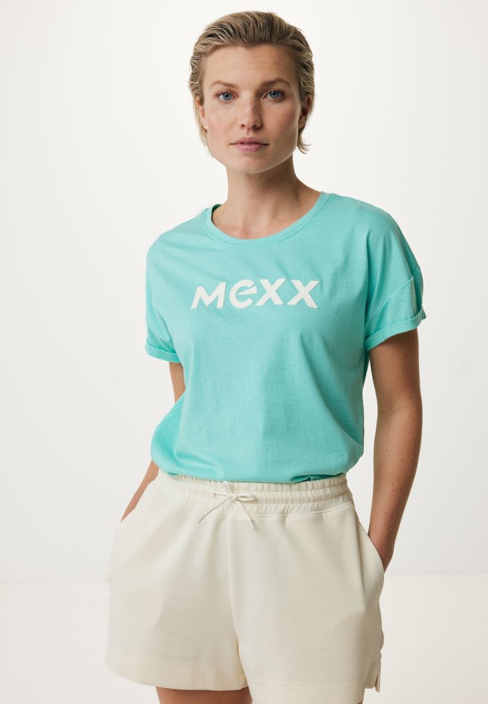 Fay Basic Oversized Tee Aqua Green