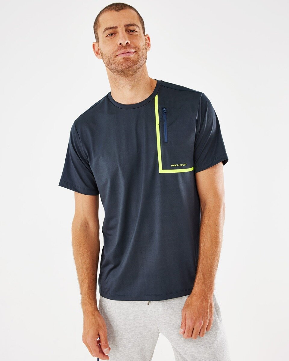 Short Sleeve t-shirt with pocket Navy