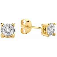 Isabel Bernard Oorbellen - De la Paix Hanaé 14 karat stud ear studs  diamond in gold