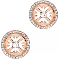 Emporio Armani Oorbellen - Emporio Armani Rose Gold-Tone Sterling Silver Stud in gold