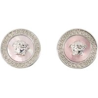 Versace Oorbellen - Icon Earrings - Metal - Pink in silver