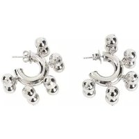 Hugo Oorbellen - Big Bang Hoops Silver Brass Earrings in multi