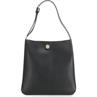 Fabiana Filippi Shoppers - Black Leather Shoulder Bag in zwart