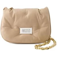 Maison Margiela Shoppers - Glam Slam Flap Small Crossbody - Leather - Beige in beige