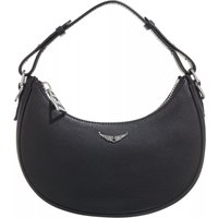 Zadig & Voltaire Hobo bags - Moonrock Grained Leather in zwart