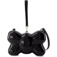 Simone Rocha Shoppers - Bow Bag Crossbody - Leather - Black in zwart