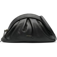 Coccinelle Clutches - Black Leather Clutch Bag in zwart