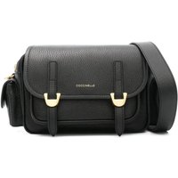 Coccinelle Shoppers - Black Leather Bag in zwart