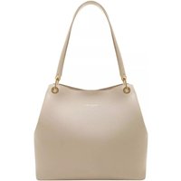 Isabel Bernard Bucket bags - Femme Forte Annabelle Taupe Calfskin Leather Shoul in beige