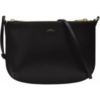 A.P.C. Shoppers - Sarah Bag In Black Leather in zwart