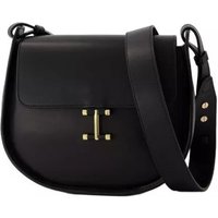 Ines De La Fressange Shoppers - Senda Shoulder Bag - Leather - Black in zwart