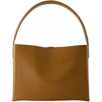 Ines De La Fressange Shoppers - Leonore L Shoulder Bag - Leather - Camel in bruin