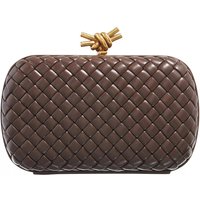 Bottega Veneta Clutches - Knot Minaudiere Clutch in bruin