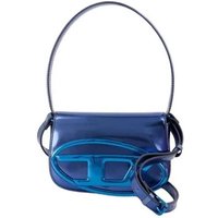 Diesel Shoppers - 1Dr Shoulder Bag - Leather - Blue in blauw