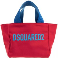 Dsquared2 Shoppers - Shopping Small Canvas Stamp Logo in rood