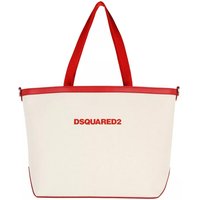 Dsquared2 Shoppers - Large Shopping Bag in beige