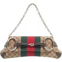 Gucci Hobo bags - Horsebit Chain Medium Shoulder Bag in beige