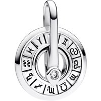 Pandora Charms - ME Zodiac Wheel Medallion Charm in silver