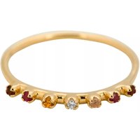 Anna+Nina Ringen - Rainbow Ring 14K in multi