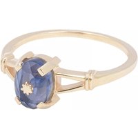 Anna+Nina Ringen - Lucky Fortune Star Ring 14K in purple