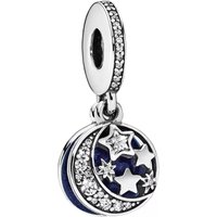 Pandora Charms - Moon & Blue Sky Charm-Anhänger in silver