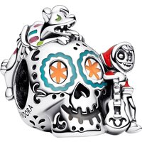 Pandora Charms - Disney Pixar Coco Miguel & Dante Skull Glow-in-the in multi