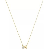 BELORO Kettingen - Monte Napoleone Natalia 9 karat necklace with zirc in gold