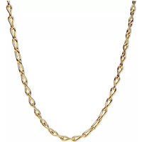 Pandora Kettingen - Figure of 8 chain link 14k gold-plated necklace in gold