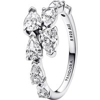 Pandora Ringen - Sterling silver ring withcubic zirconia in silver