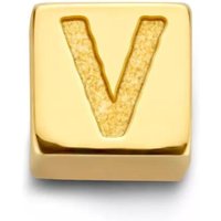 Isabel Bernard Charms - V Gold Le Carré Felie 14 Karat Cube Charm in gold