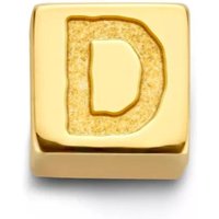 Isabel Bernard Charms - D Gold Le Carré Felie 14 Karat Cube Charm in gold