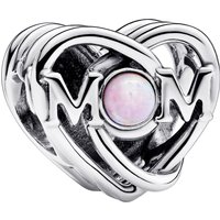 Pandora Charms - Sterling silver  Synthetic Opal in silver