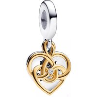 Pandora Charms - Sterling silver and 14k gold-plated unique metal b in gold