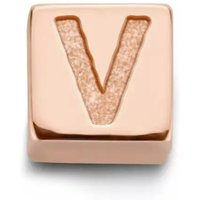 Isabel Bernard Charms - V Rosegold La Concorde Felie 14 Karat Collier Cube in quarz