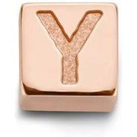 Isabel Bernard Charms - Y Rosegold La Concorde Felie 14 Karat Collier Cube in quarz