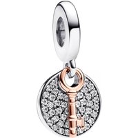 Pandora Charms - Sterling silver and 14k rose gold-plated unique me in gold