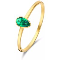 Isabel Bernard Ringen - Isabel Bernard Baguette damen Ring 585 Gold IB3300 in gold