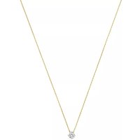 BELORO Kettingen - Monte Napoleone Stella 9 karat necklace with zirco in gold