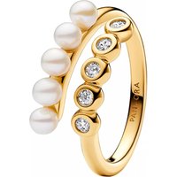 Pandora Ringen - 14k Gold-plated unique metal blend  Mixed stone in gold