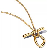 Pandora Kettingen - 14k Gold-plated T-bar necklace in gold