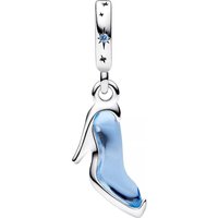 Pandora Charms - Disney Cinderella shoe sterling silver dangle with in blue