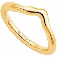 Pukka Berlin Ringen - Nimbus Metal Chevron Ring in gold