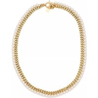 Sacai Kettingen - Pearl Chain Long Necklace in gold